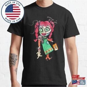 Girl Cute Spooky Seasonal Graphic T-Shirt